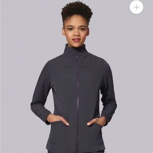 Mandala scrub zip up jackets.